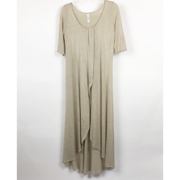 Jules Dresses & Skirts - Jules | Beige Maxi Tunic Dress